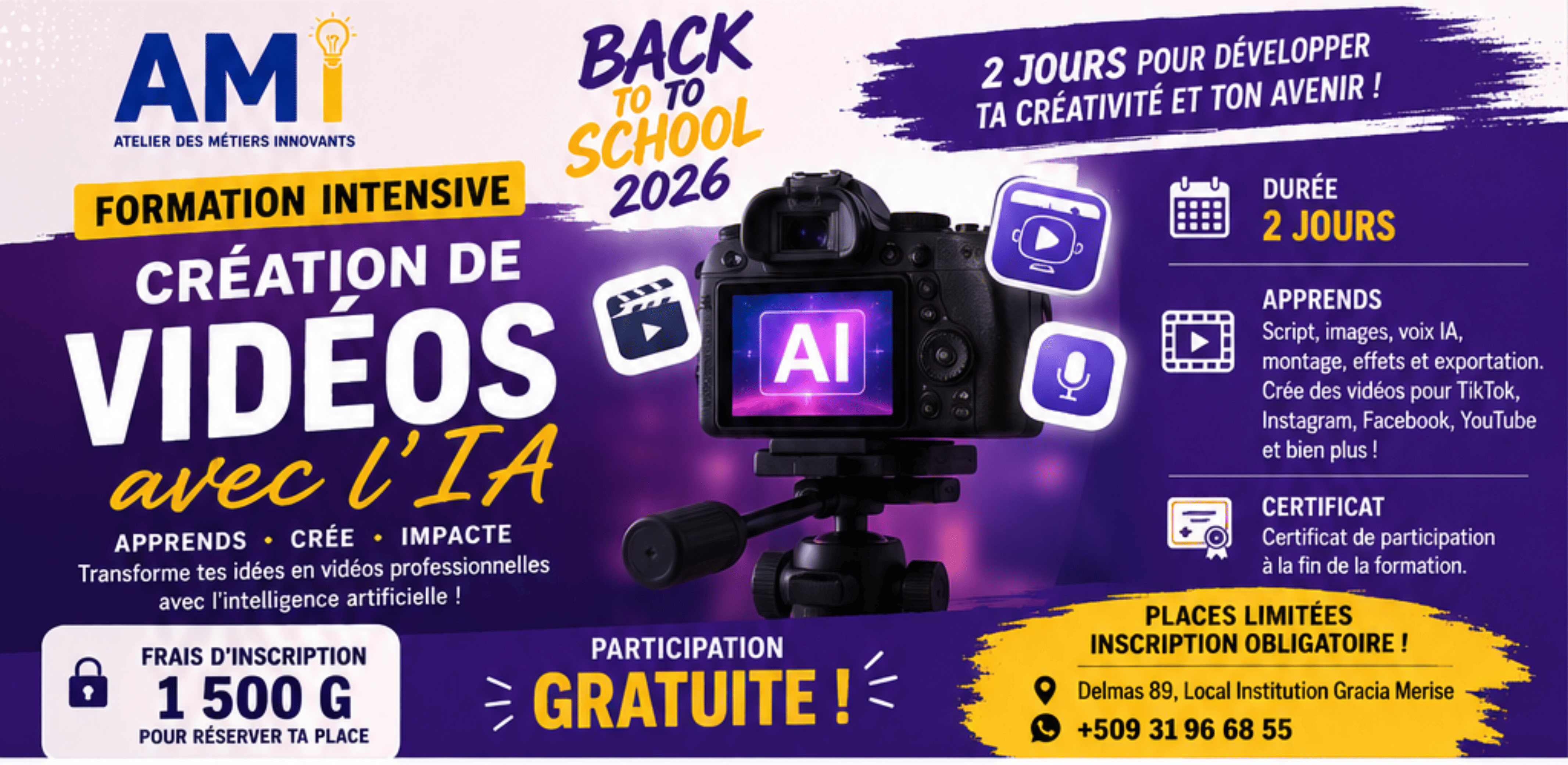 2. Formation : Création de vidéos avec l’IA